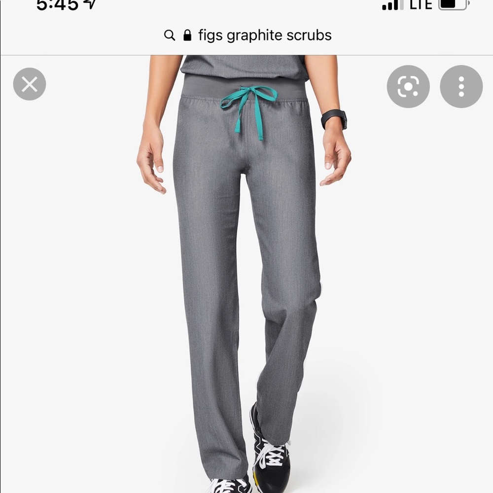 Figs Livingston graphite gray